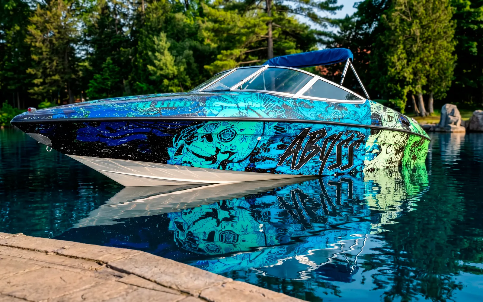 Bateau Abyss — Wrap personnalisé