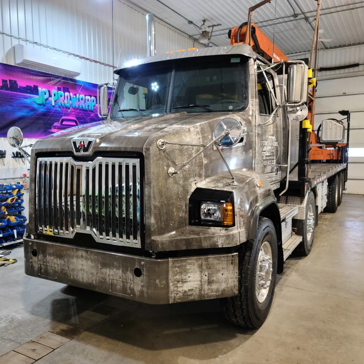 Western Star — Wrap patine métal